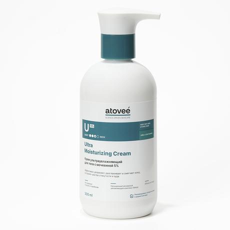Фото Atovee Ultra, крем увлажняющий (мочевина 5%), 300 мл