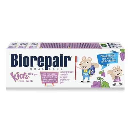 Фото Biorepair Kids uva/Биорепейр детская зубная паста (виноград) с 0 лет, 50 мл
