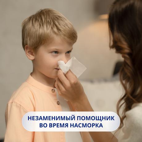 Фото Зева, платочки носовые бумажные детские, 100 шт.