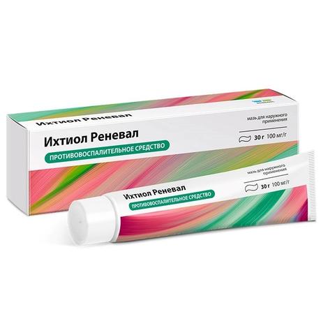 Фото Ихтиол Реневал, мазь для наружного применения 100 мг/г, 30 г