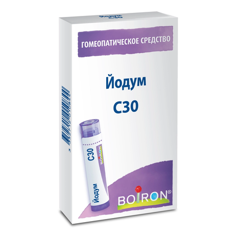 Фото Йодум С30, гранулы гомеопатические 4 г