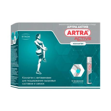 Фото Артра Актив раствор для внутреннего применения, флакон 25 мл, 14 шт.