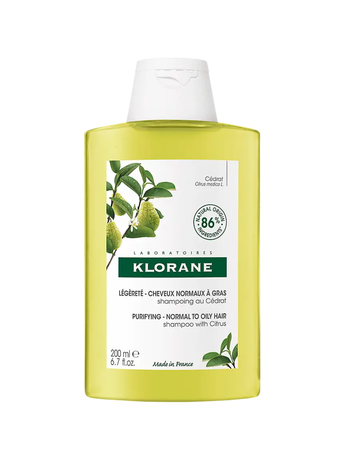 Фото Klorane Мякоть цитрона, шампунь для волос 200 мл