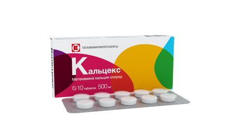 Фото Кальцекс, таблетки 500 мг, 10 шт.