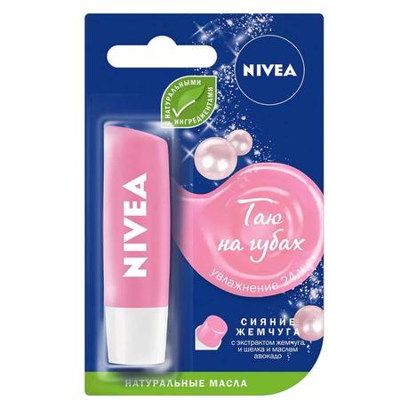 Фото Nivea Lip Сияние Жемчуга, бальзам для губ 4,8 г