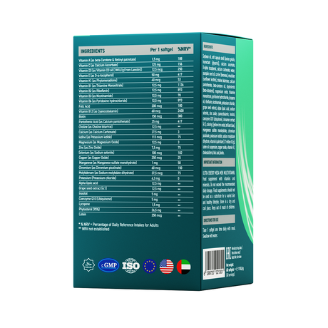 Фото UESUPPS Ультра Энерджи Мега Мен Мультивитамин, капсулы, 60 шт.