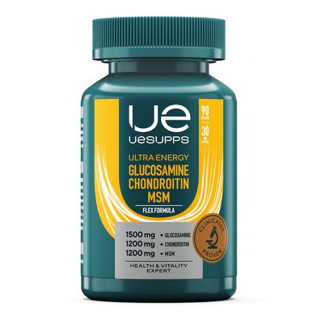 UESUPPS Ультра Энерджи Глюкозамин Хондроитин МСМ, таблетки, 90 шт.
