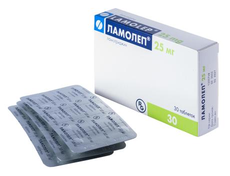 Фото Ламолеп, таблетки 25 мг, 30 шт.