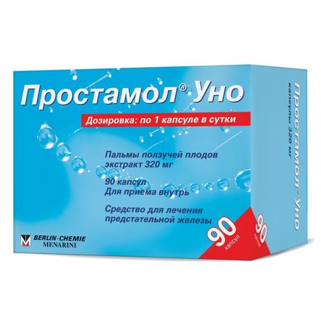 Фото Простамол Уно, капсулы 320 мг, 90 шт.