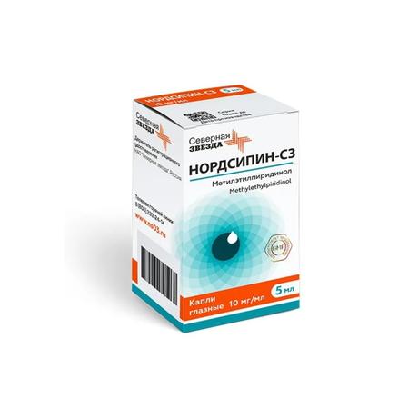 Фото Нордсипин-СЗ, капли глазные 10 мг/мл, 5 мл