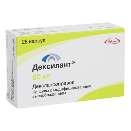 Фото Дексилант, капсулы с модиф. высв. 60 мг, 28 шт.