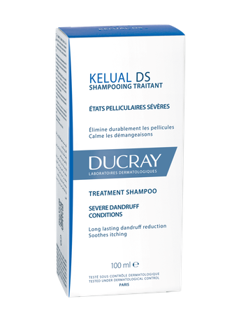 Фото Ducray Kelual DS, шампунь для лечения тяжелых форм перхоти, 100 мл