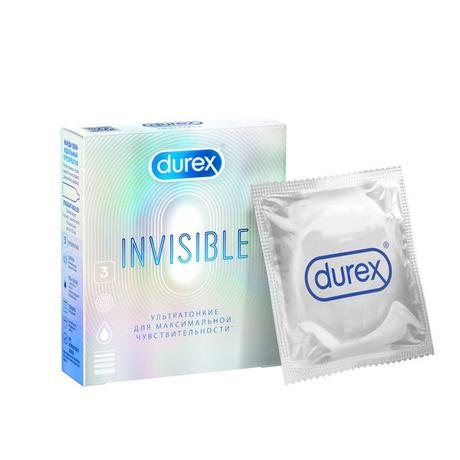 Фото Презервативы Durex Invisible ультратонкие, 3 шт.