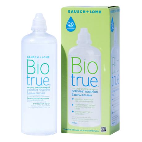 Фото Биотру, раствор для линз 300 мл, 1 шт.