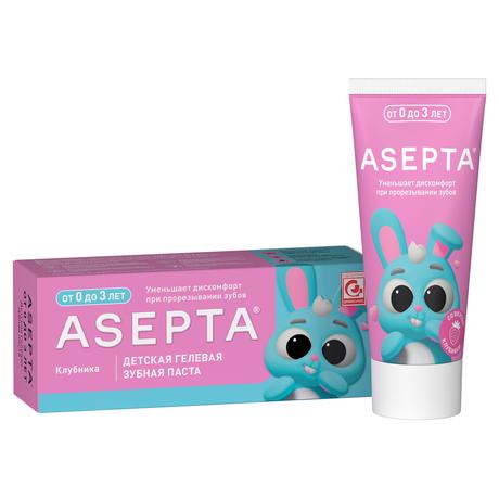 Фото Асепта Baby, гелевая зубная паста (от 0 до 3 лет), 50 мл