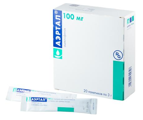 Фото Аэртал, порошок 100 мг, 20 шт.