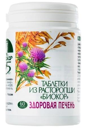 Фото Таблетки расторопши, 60 шт.