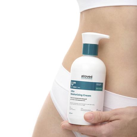 Фото Atovee Ultra, крем увлажняющий (мочевина 5%), 300 мл