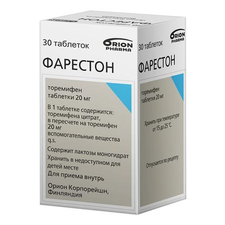 Фото Фарестон, таблетки 20 мг, 30 шт.