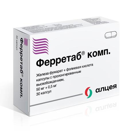 Фото Ферретаб Комп., капсулы, 30 шт.