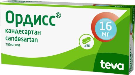 Фото Ордисс, таблетки 16 мг, 30 шт.