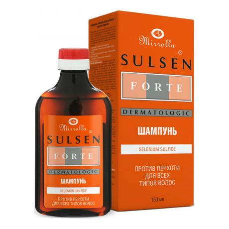 Фото Мирролла Сульсен форте, шампунь против перхоти 150 мл, 1 шт.