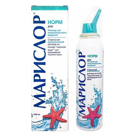 Фото МАРИСЛОР раствор для интраназального введения Норм душ 125 мл