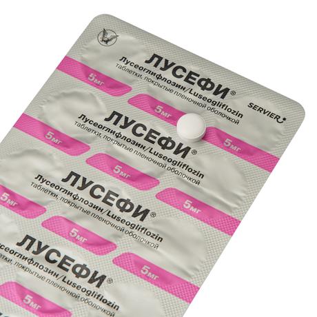 Фото Лусефи, таблетки покрыт. плен. об. 5 мг, 30 шт.
