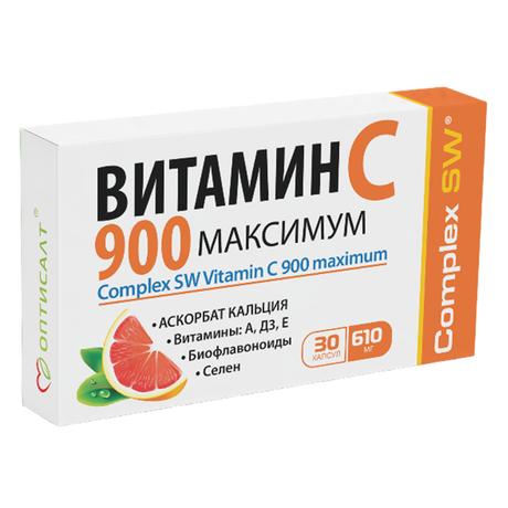 Фото Complex SW 900 Витамин С Максимум, капсулы, 30 шт.