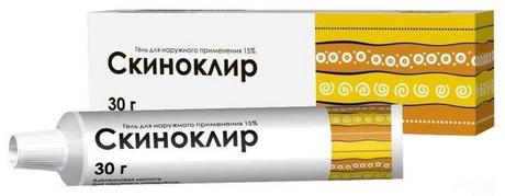 Фото Скиноклир, гель 15%, 30 г