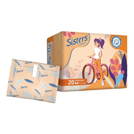 Фото Прокладки Sisters Classic Ежедневные, 20 шт.