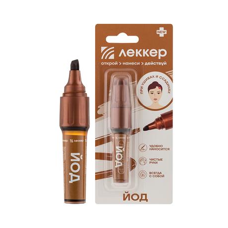 Фото Леккер-Йод-2, раствор спиртовой Йода (тип 2), 5 мл