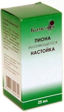 Фото Пиона уклоняющегося настойка, 25 мл (Камелия)