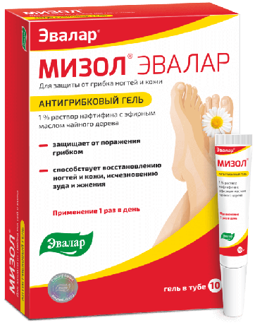 Фото Мизол, гель антигрибковый для ногтей, 10 г
