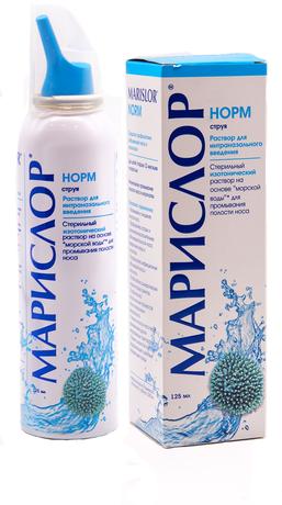 Фото Марислор, раствор для интраназального введения Норм струя, 125 мл