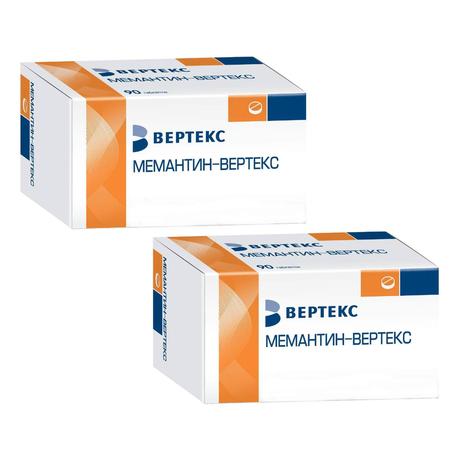 Фото Набор из 2-х уп. Мемантин-Вертекс таблетки 20 мг 90 шт.