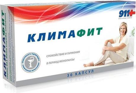 Фото 911 Ваша служба спасения Климафит, капсулы 0,6 г, 30 шт.