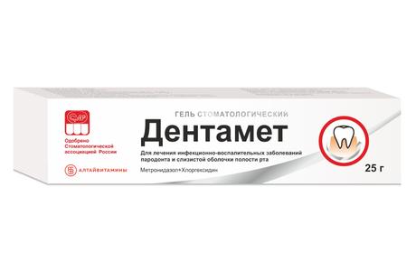 Фото Дентамет, гель стоматологический 25 г