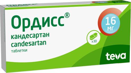 Фото Ордисс, таблетки 16 мг, 30 шт.