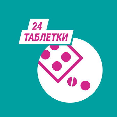Фото Гевискон Двойное Действие, таблетки жевательные (мята), 24 шт.