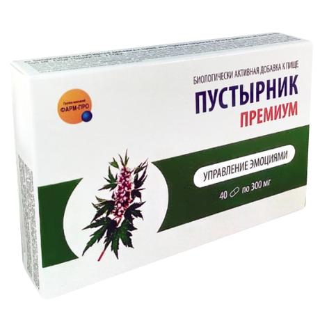 Фото Пустырник Премиум с триптофаном, капсулы, 40 шт.