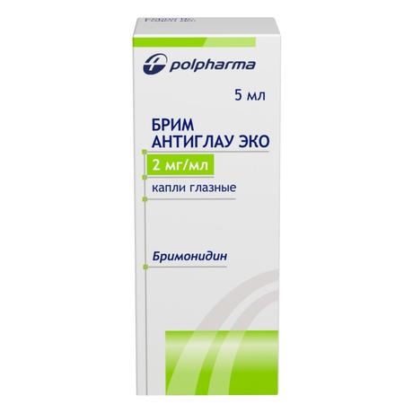 Фото Брим Антиглау ЭКО, капли глазные 2 мг/мл, 5 мл
