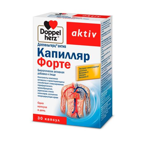 Фото Доппельгерц Актив Капилляр Форте, капсулы, 30 шт.