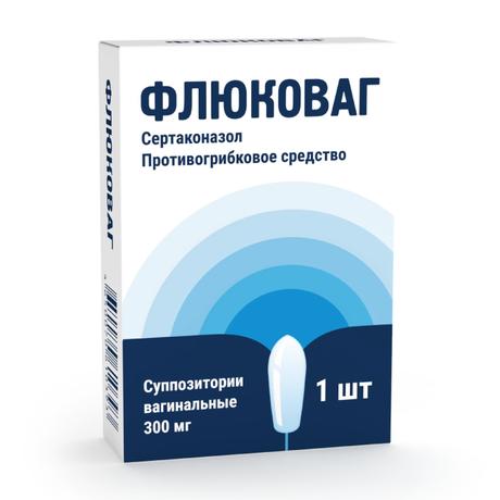 Фото Флюковаг, суппозитории вагинальные 300 мг, 1 шт.