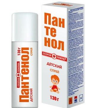 Фото Скорая помощь Пантенол для детей, спрей 130 г