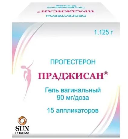 Фото Праджисан, гель вагинальный 90 мг/доза 1,125 г, 15 шт.