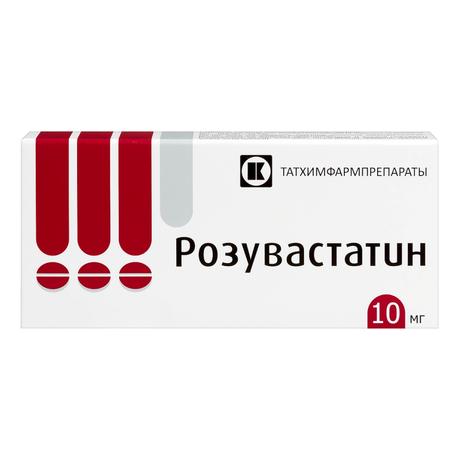 Фото Розувастатин, таблетки покрыт. плен. об. 10 мг, 90 шт.
