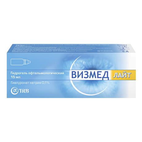 Фото Визмед Лайт, гидрогель офтальмологический, 15 мл