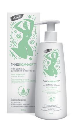 Фото Гинокомфорт, увлажняющий гель для интимной гигиены, 200 мл