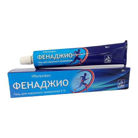 Фото Фенаджио, гель для наружного применения 5%, 50 г